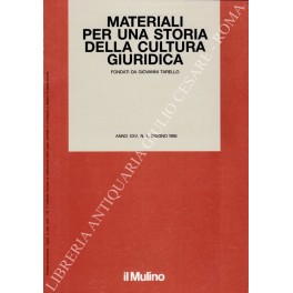 Materiali per una storia della cultura giuridica Materiali per una storia della cultura giuridica