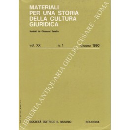 Materiali per una storia della cultura giuridica Materiali per una storia della cultura giuridica