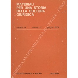 Materiali per una storia della cultura giuridica Materiali per una storia della cultura giuridica