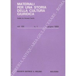 Materiali per una storia della cultura giuridica Materiali per una storia della cultura giuridica