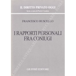 I rapporti personali fra coniugi