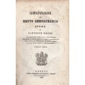 Quistioni di dritto amministrativo
