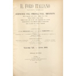 Il Foro Italiano. Annata 1895