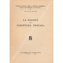 La falsità in scrittura privata