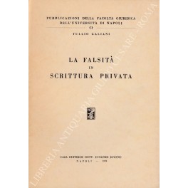 La falsità in scrittura privata