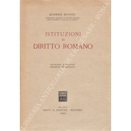 Istituzioni di diritto romano