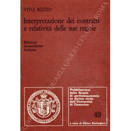 Interpretazione dei contratti Interpretazione dei contratti
