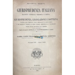 Giurisprudenza Italiana Giurisprudenza Italiana