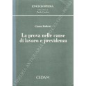 La prova nelle cause di lavoro e previdenza