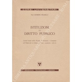 Istituzioni di diritto pubblico Istituzioni di diritto pubblico