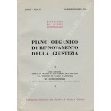 Piano organico di rinnovamento della giustizia