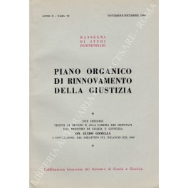 Piano organico di rinnovamento della giustizia Piano organico di rinnovamento della giustizia