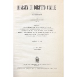 Rivista di diritto civile Rivista di diritto civile