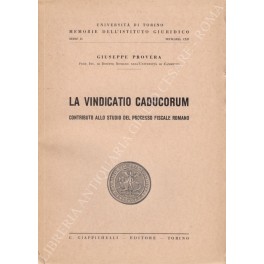 La vindicatio caducorum