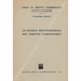 Le società multinazionali nel diritto comunitario