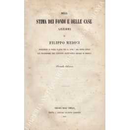 Della stima dei fondi e delle case