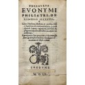 Thesaurus Evonymi Philiatri, de remediis secretis