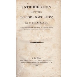 Introdution a l'etude du Code Napoleon Introdution a l'etude du Code Napoleon