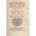 Jani Vincentii Gravinae Institutionum Juris Civilis Receptioris Libri IV