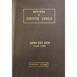 Rivista di diritto civile Rivista di diritto civile
