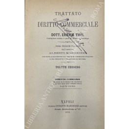 Trattato di diritto commerciale