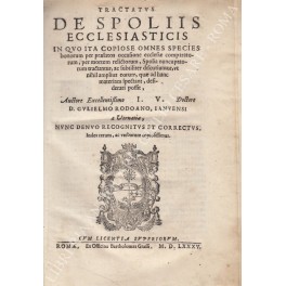 Tractatus de spoliis ecclesiasticis Tractatus de spoliis ecclesiasticis