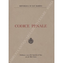 Codice penale della Repubblica di San Marino 