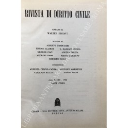 Rivista di diritto civile Rivista di diritto civile
