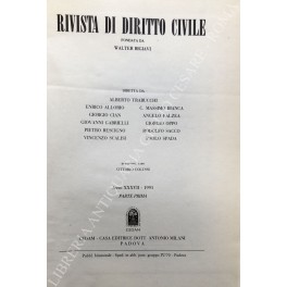 Rivista di diritto civile. Rivista di diritto civile.