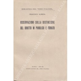 Osservazioni sulla distinzione del diritto Osservazioni sulla distinzione del diritto