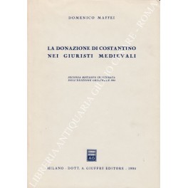 La donazione di Costantino nei giuristi medievali