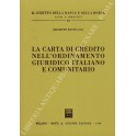 La carta di credito nell'ordinamento giuridico italiano 