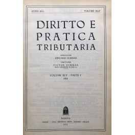 Diritto e Pratica Tributaria. Diretta da Victor Uckmar