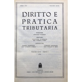 Diritto e Pratica Tributaria. Diretta da Victor Uckmar.