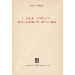 I public contracts nell'esperienza britannica