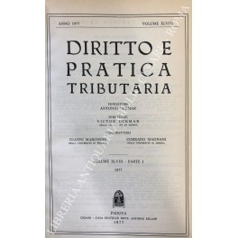 Diritto e Pratica Tributaria. Diretta da Victor Uckmar.