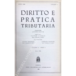 Diritto e Pratica Tributaria. Diretta da Victor Uckmar.