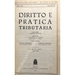 Diritto e Pratica Tributaria. Diretta da Victor Uckmar