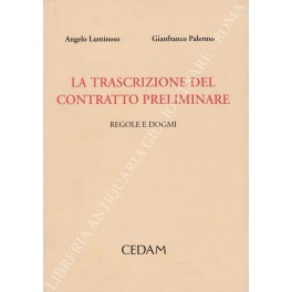 La trascrizione del contratto preliminare