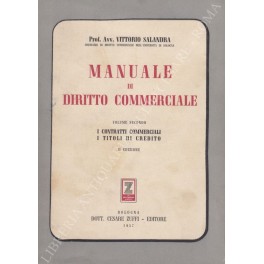 Manuale di diritto commerciale Manuale di diritto commerciale
