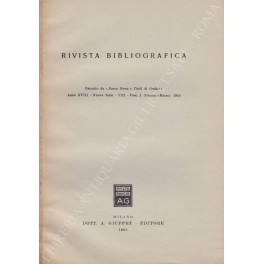 Rivista bibliografica Rivista bibliografica
