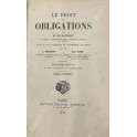 Le droit des obligations