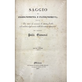Saggio di fisiognomonia e patognomonia Saggio di fisiognomonia e patognomonia