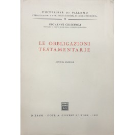 Le obbligazioni testamentarie