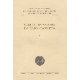 Scritti in onore di Elio Casetta Scritti in onore di Elio Casetta