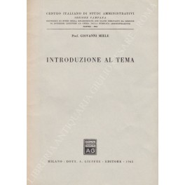 Introduzione al tema