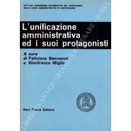 L'unificazione amministrativa L'unificazione amministrativa