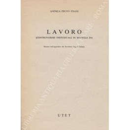 Lavoro (controversie individuali in materia di)