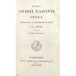 Publii Ovidii Nasonis Opera