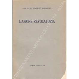L'azione revocatoria